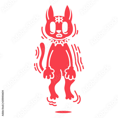 Foto Dark magic cut out cursed bunny