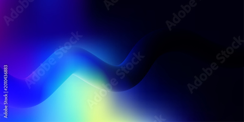 Abstract gradient backdrop, neon fluid motion, neon glow design, smooth curve shapes, digital wallpaper art, neon glow blend, futuristic style
