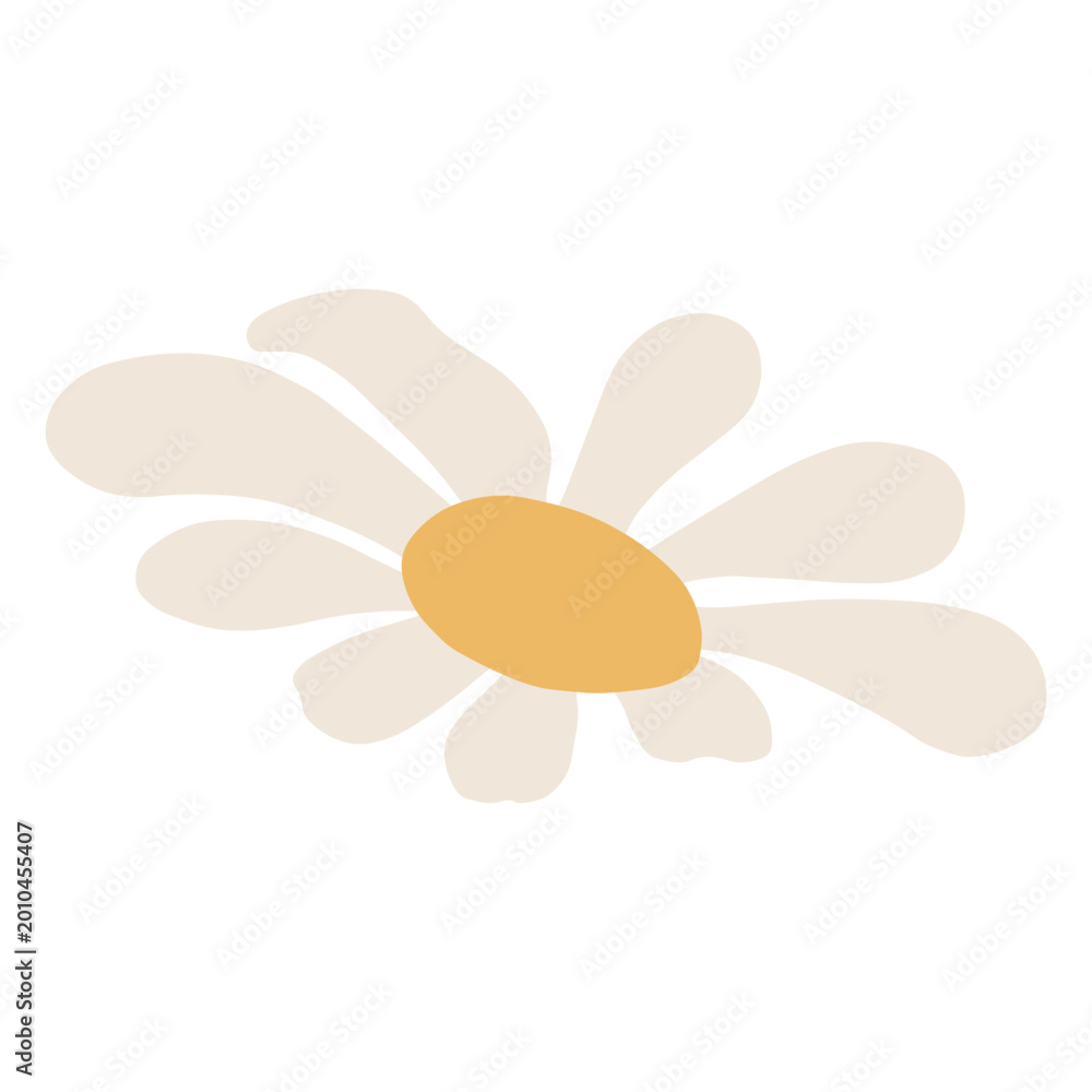 Fototapeta premium Simple abstract floral pattern design