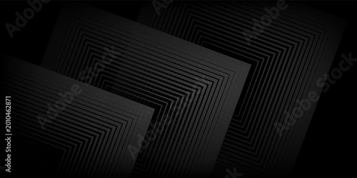 Dark line arrow background. Linear triangle repeated pattern. Thin to thick gradation stripe backdrop for poster, cover, banner. Striped halftone gradient wallpaper. Vector masculine sporty design