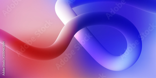 Abstract gradient pattern, iridescent fluid motion, neon glow design, smooth curve shapes, digital wallpaper art, gradient soft light, futuristic style