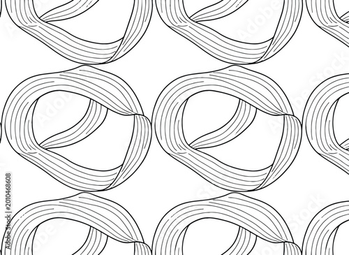 seamless knot pattern vector illustration, flat design
