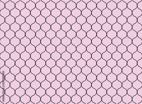 seamless pastel circles pattern background flat design vector illustration