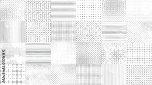Fotografie A clean and modern abstract pattern featuring gray organic shapes on a white backdrop, ideal for professional website backgrounds