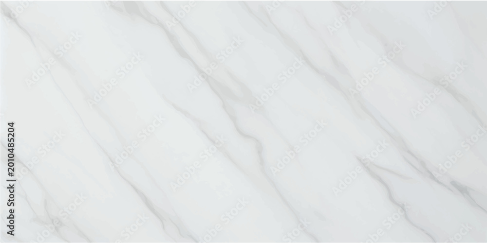 Fototapeta premium Natural white marble texture surface featuring grey veins and polished stone details for modern interior design.