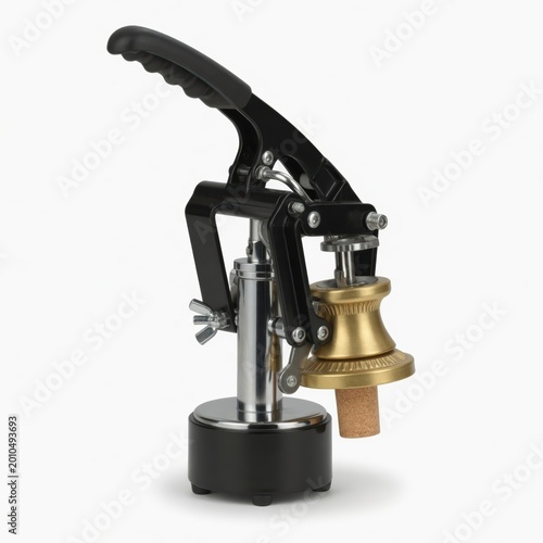 Elegant Wine Bottle Opener with Corkscrew Mechanism for Easy Use