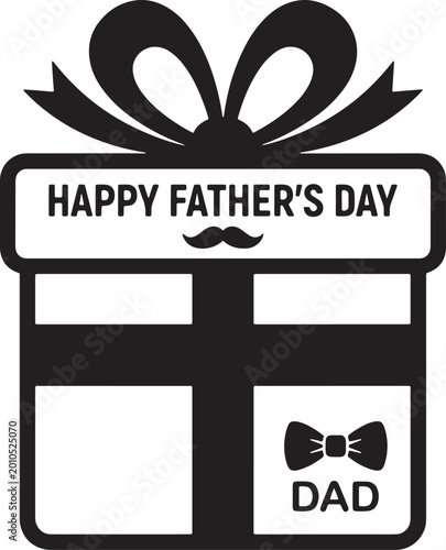 Gift box icon for father’s