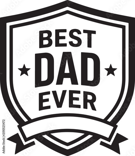 Best Dad Ever badge 