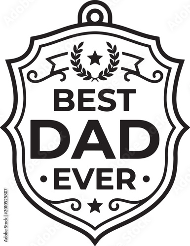 Best Dad Ever badge icon 