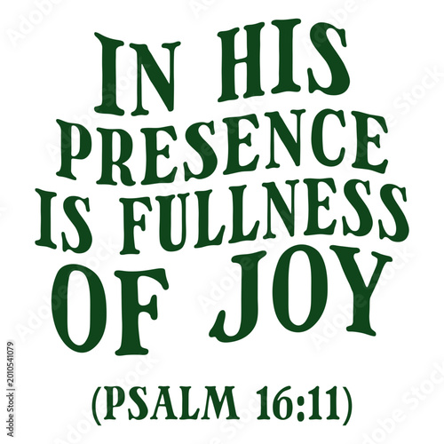 Fotografia In his presence is fullness of joy