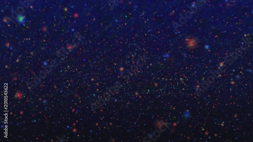 A breathtaking view of the night sky filled with countless stars and distant galaxies, creating a sense of wonder and vastness.