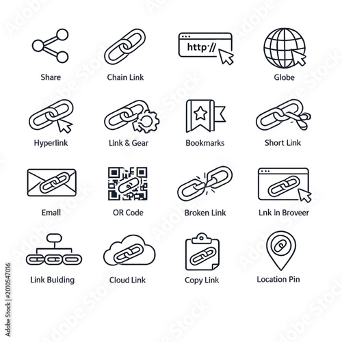 Hand drawn vintage business icon set with retro stamps badges labels and seals collection