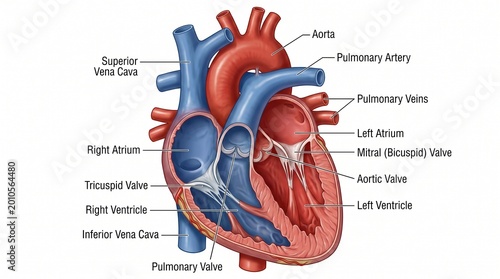 human heart anatomy