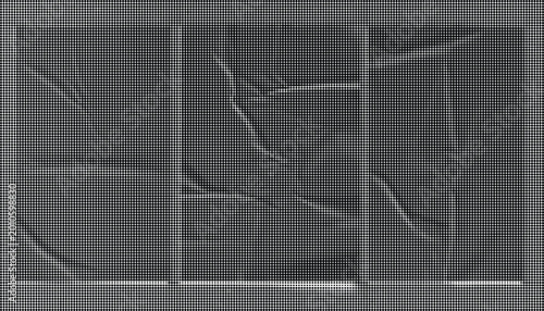 Foto A triptych showcases crumpled paper textures against a neutral transparent backg