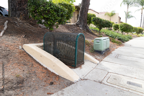 Εκτύπωση καμβά Backflow preventor green cage