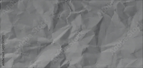 Schilderij op canvas Crinkled gray paper texture with many folds and creases on surface