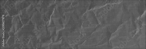 A close-up view of a dark gray crumpled paper texture on a transparent background