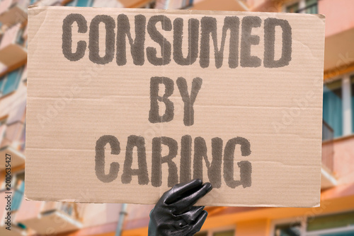 Photography "Consumed By Caring" Dedicated helpers lose personal identity through years of devoted service