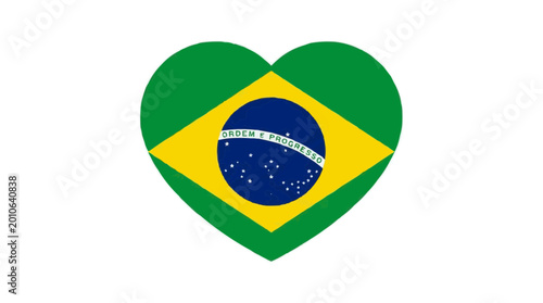 Free Download brazil heart flag 2026 world cup vector illustration - GFXLoad