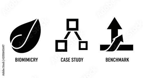 Biomimicry, Case Study, Benchmark Icons: Nature, Strategy, Growth Concepts