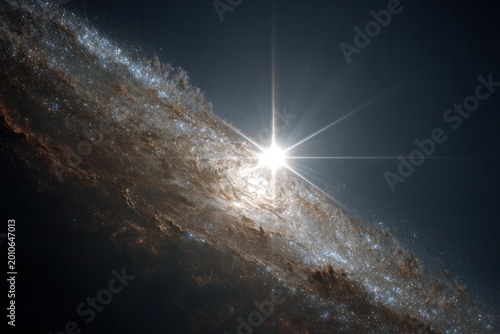 Gravitational Microlensing Event Star Brightening Dra