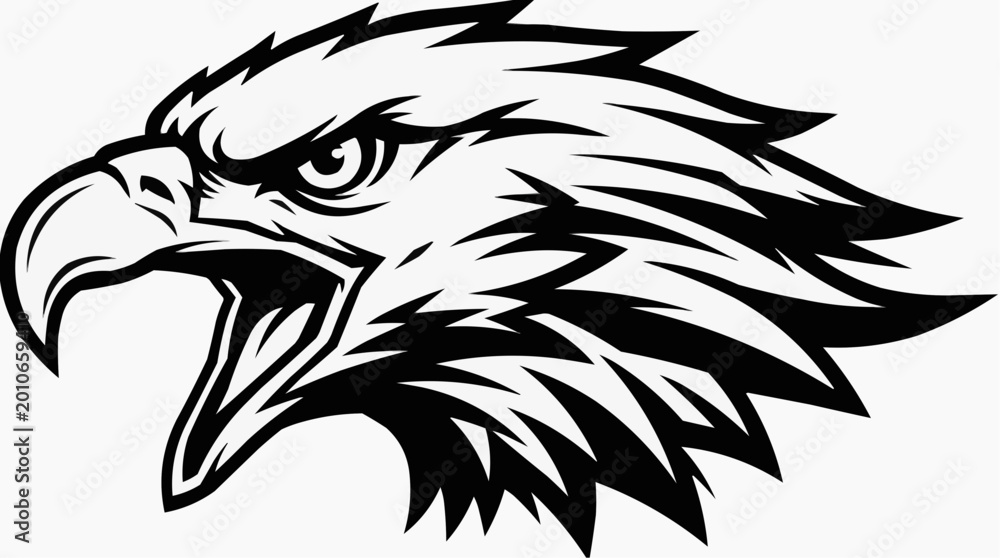 Fototapeta premium strong eagle vector arts
