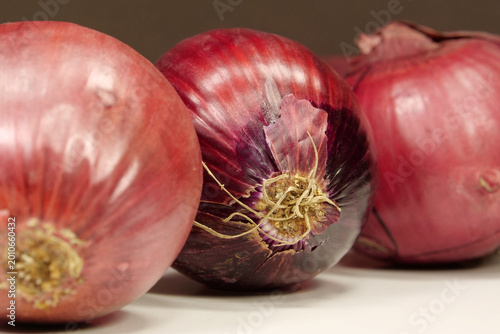 Red onion, which is also called purple onion