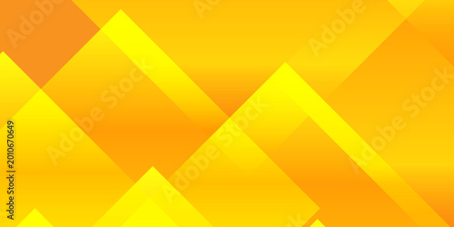 Εκτύπωση καμβά Abstract geometric background with overlapping yellow and orange translucent squares and diagonal gradient patterns