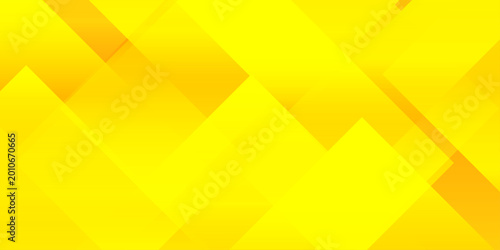 Fotografija Abstract geometric background with overlapping yellow and orange translucent squares and diagonal gradient patterns