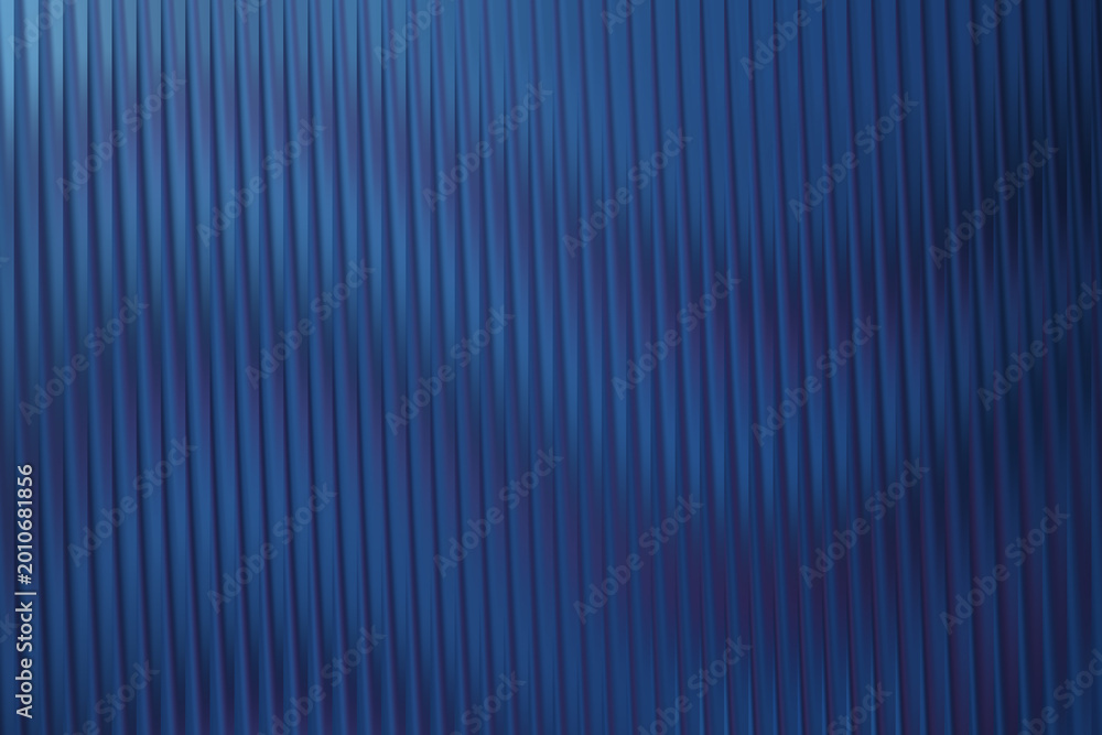 Obraz premium Steel blue gradient background with vertical lines and wavy pattern texture