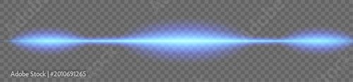Foto Glowing laser line with energy streak, bright neon glow and radiant illumination