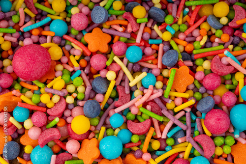 Candy Sprinkle Texture Background