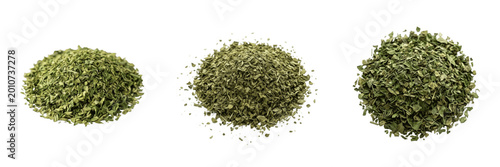 Pile Dried Green Herbs Spices Oregano Basil Seasoning Culinary Organic Cooking Ingredient Transparent PNG Image