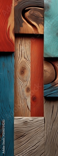 Abstract Wood Grain Texture Background Natural Wallpaper Banner Design