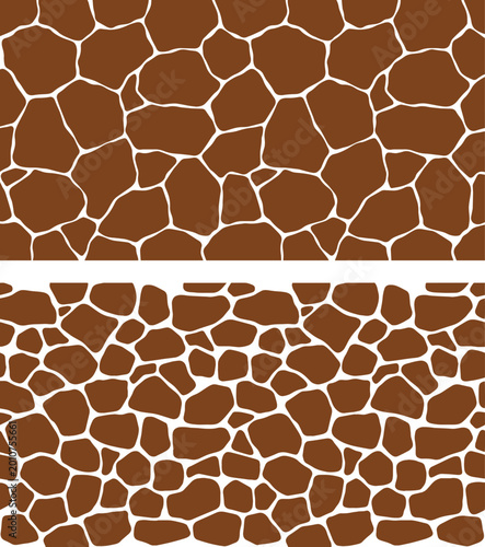 Stone Texture with Irregular Organic Shapes, Uneven Edges and Slight Spacing in Between
