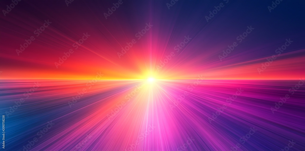 Obraz premium Sunburst Light Explosion