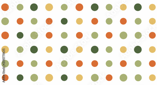 A vibrant pattern of colorful dots fills the entire space.