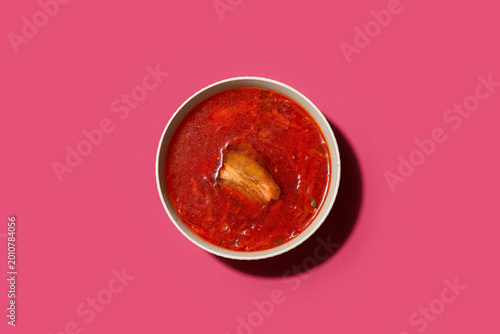 Bowl of traditional Ukraini...