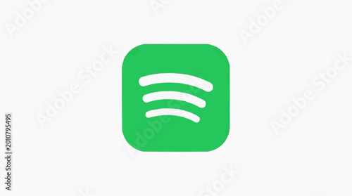 Streamline Sound: A vibrant emblem of a music streaming service, with its minimalist design and striking color palette, ready to bring users to an immersive audio experience.