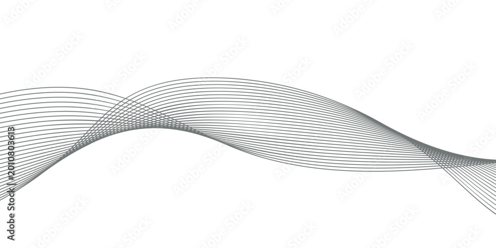 Fototapeta premium Abstract wavy background vector with soft feather-like shapes on a light backdrop