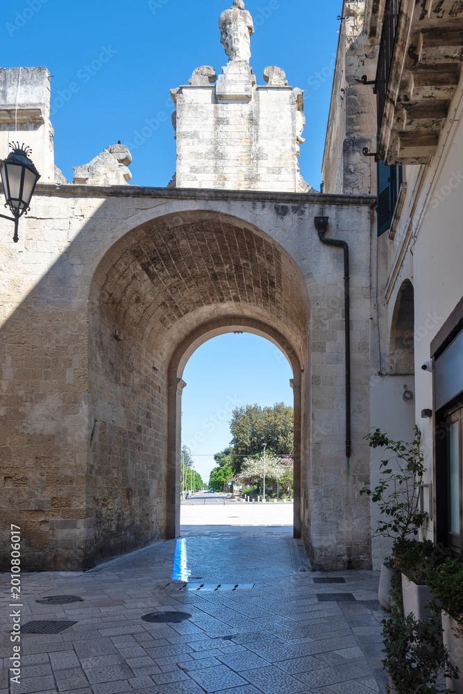 Naklejka premium The Old town of Lecce, Apulia Region, Italy