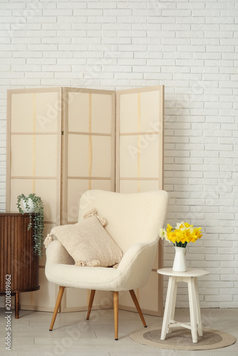 Cozy minimalist living room...
