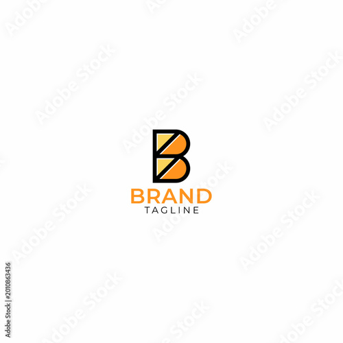 Letter B or BS Thunder Logo. Professional B BS Thunder Monogram Identity, Modern Lightning Bolt Branding Symbol
