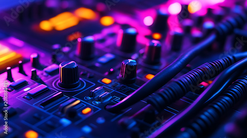 Music and audio mixing console, joy through sound
