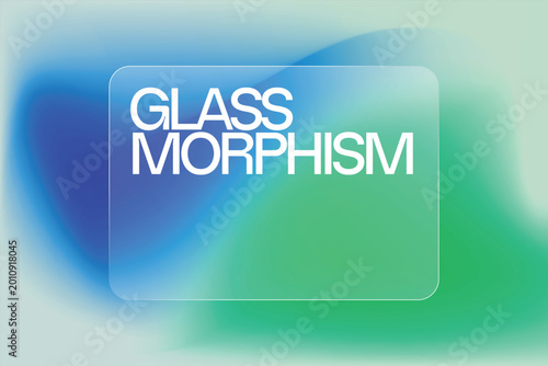 Frosted Glass Effect With Blurred Glass Morphism With Glass textured Gradient Background With Abstract Mesh