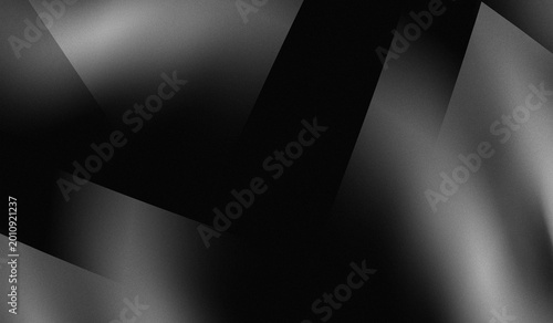 Tableau sur toile black background with a combination of sharp geometric graphics and soft gray gradients