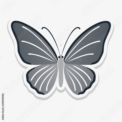 Stylized Butterfly Icon