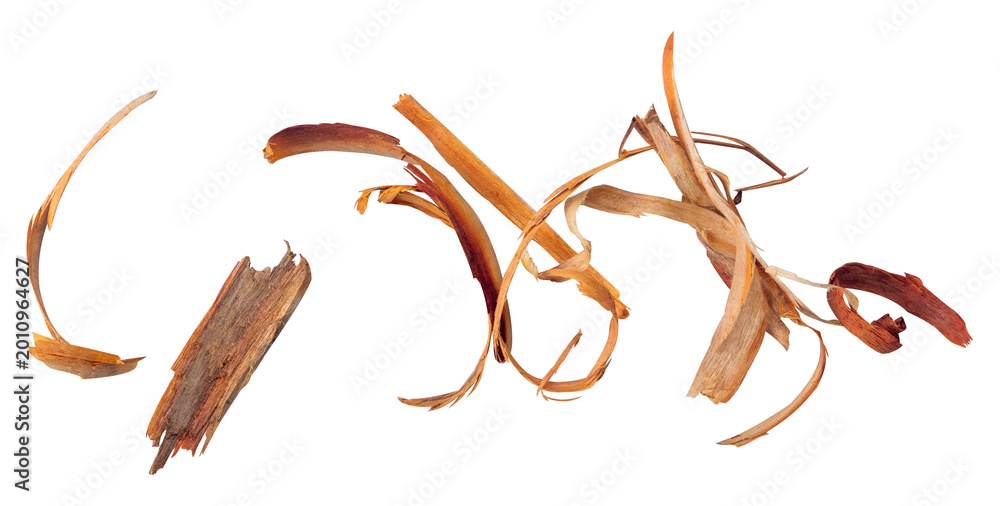 Fototapeta premium sawdust isolated on white