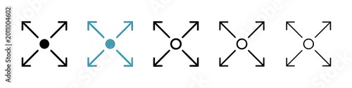 Tableau sur toile Large capacity icon pack