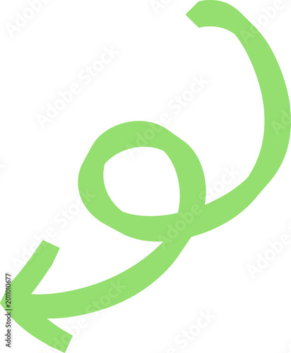 Hand Drawn Scribble Arrows Doodle Direction Lines Colorful Annotation PNG Set